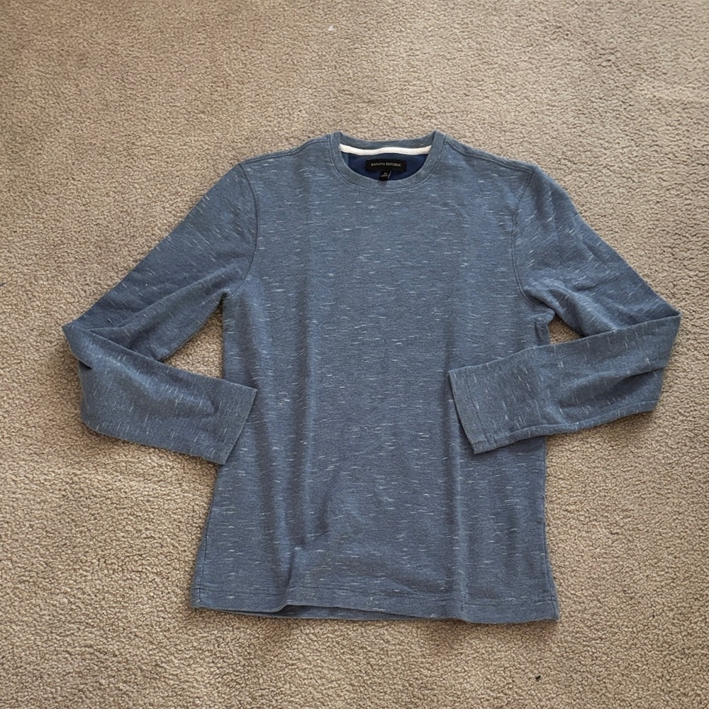 Banana Republic Blue Men's Shirt size medium